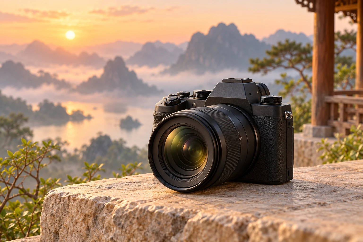 Illustration: A versatile camera for creative moments.